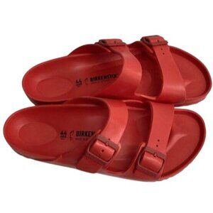 Birkenstock Men's Red Sandals Size 44 EU/ M11  Made‎ In Germany